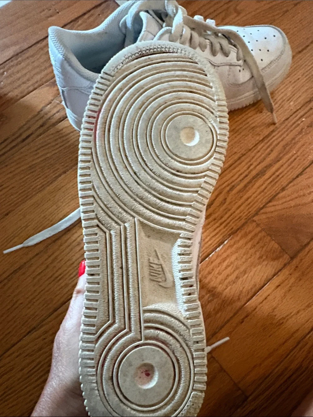 Nike Kids White Low-Top Sneakers